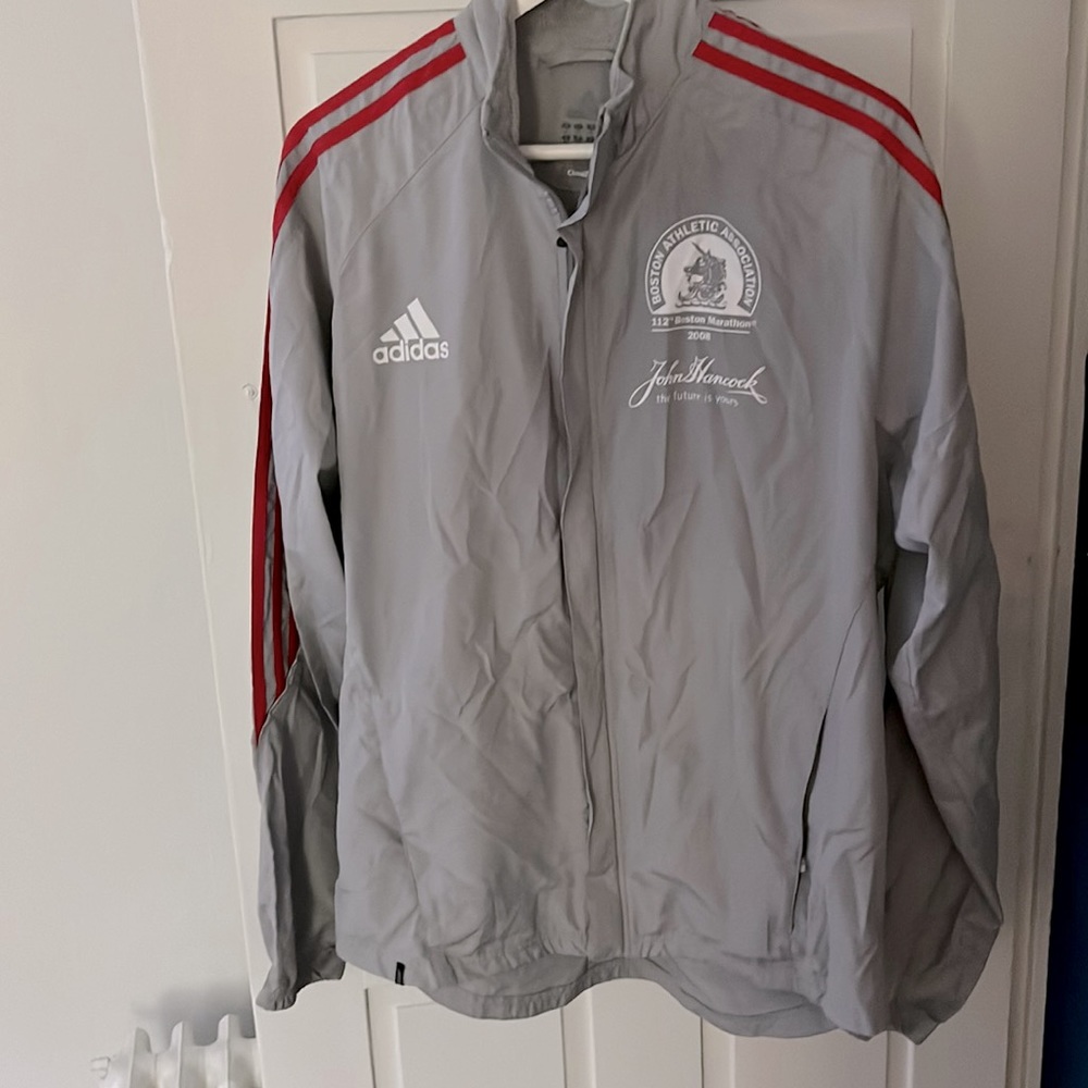 Adidas unisex sized medium 2008 Boston Marathon jacket.